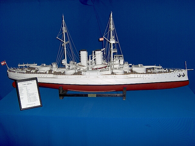 SMS Zrínyi, model ship